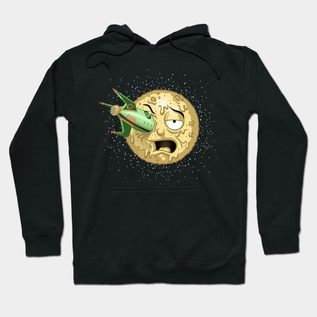 Crashed in the moon Hoodie by Patrol